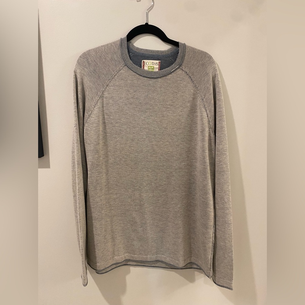 Men’s Ecoths Wool Crew Neck Sweater - Size Extra Large